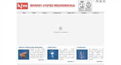 Desktop Screenshot of bharatjyoteemech.com